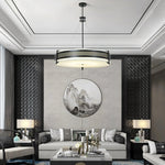 Pedesina Modern Black Mesh LED Chandelier for Dining Room