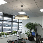 Pedesina Modern Black Mesh LED Chandelier for Dining Room