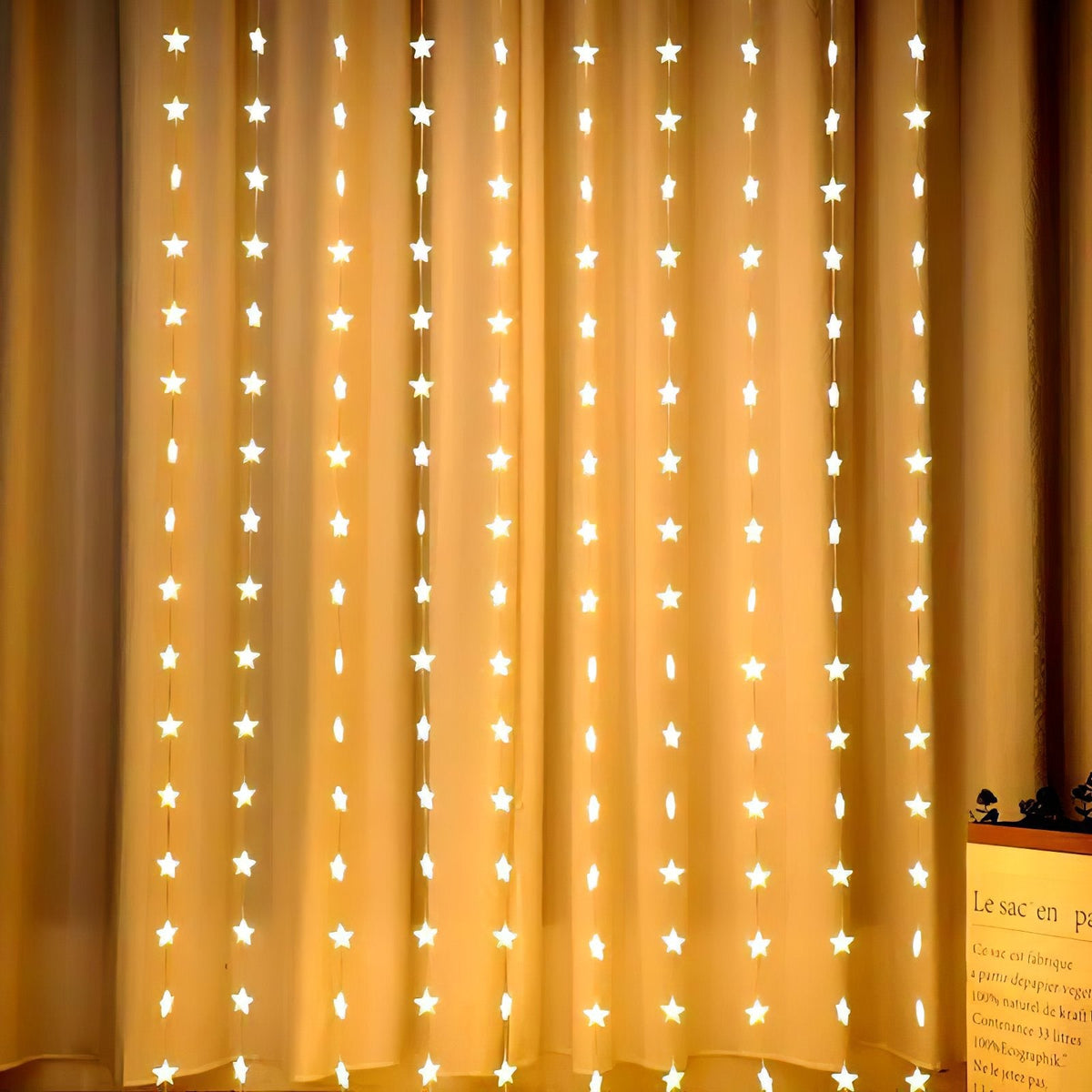 Pentagram LED Curtain Pendant Light