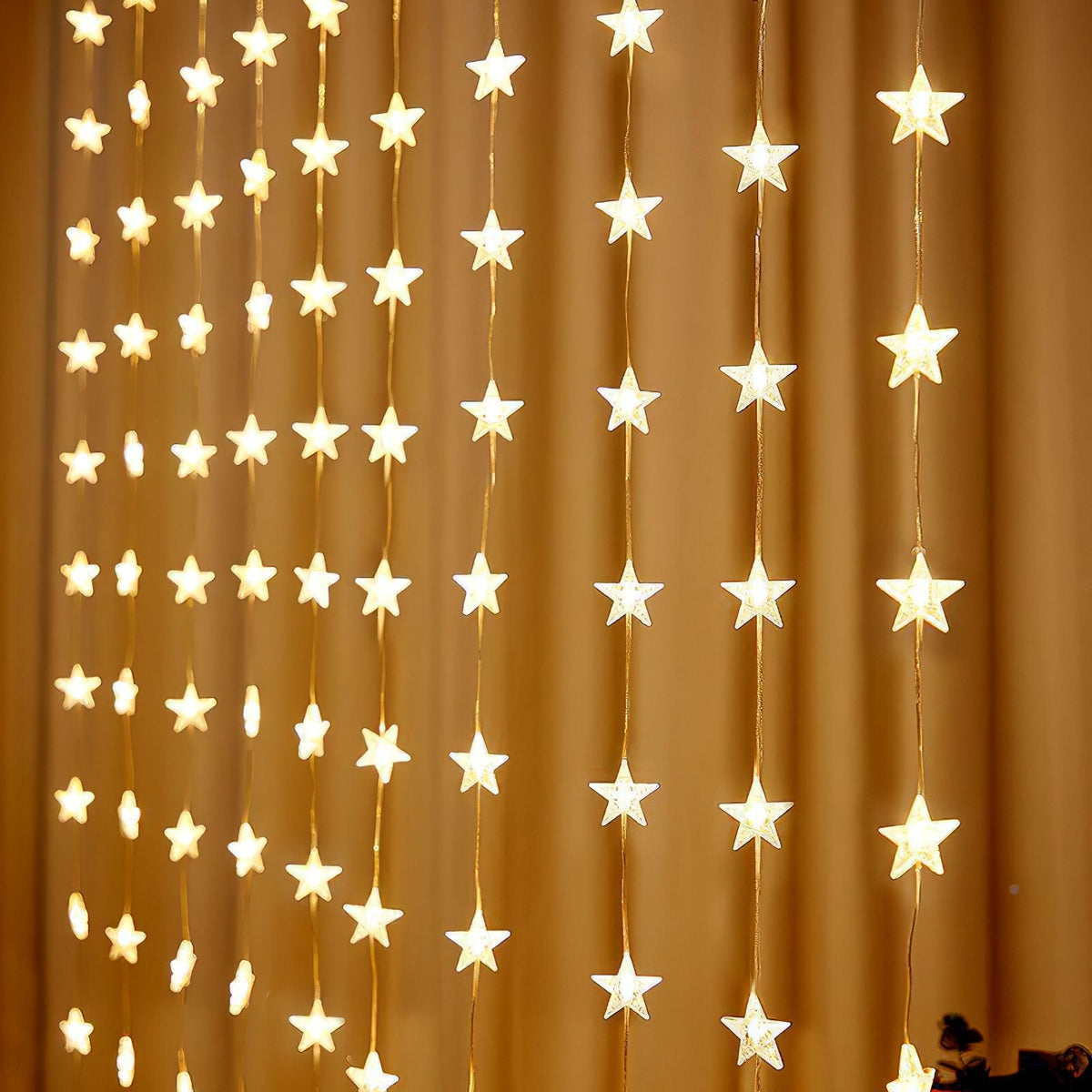Pentagram LED Curtain Pendant Light