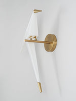 Paper Crane Wall Lamp