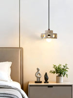 Perfora Travertine Pendant Light – Sculptural Stone Halo for Modern Interiors