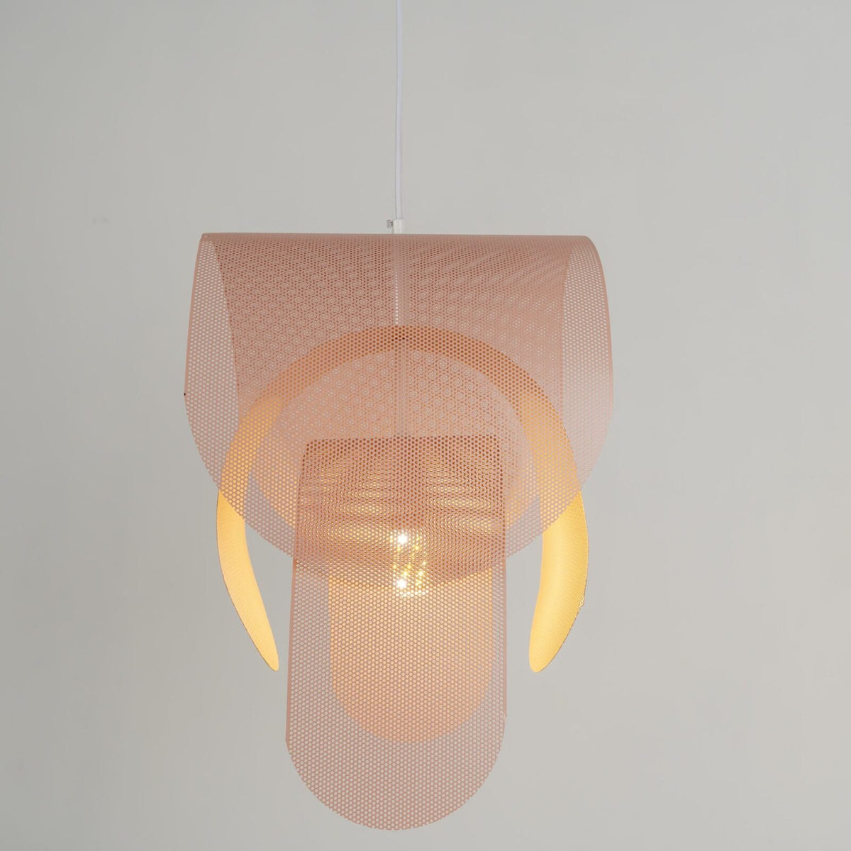 Perforated Metal Pendant Light