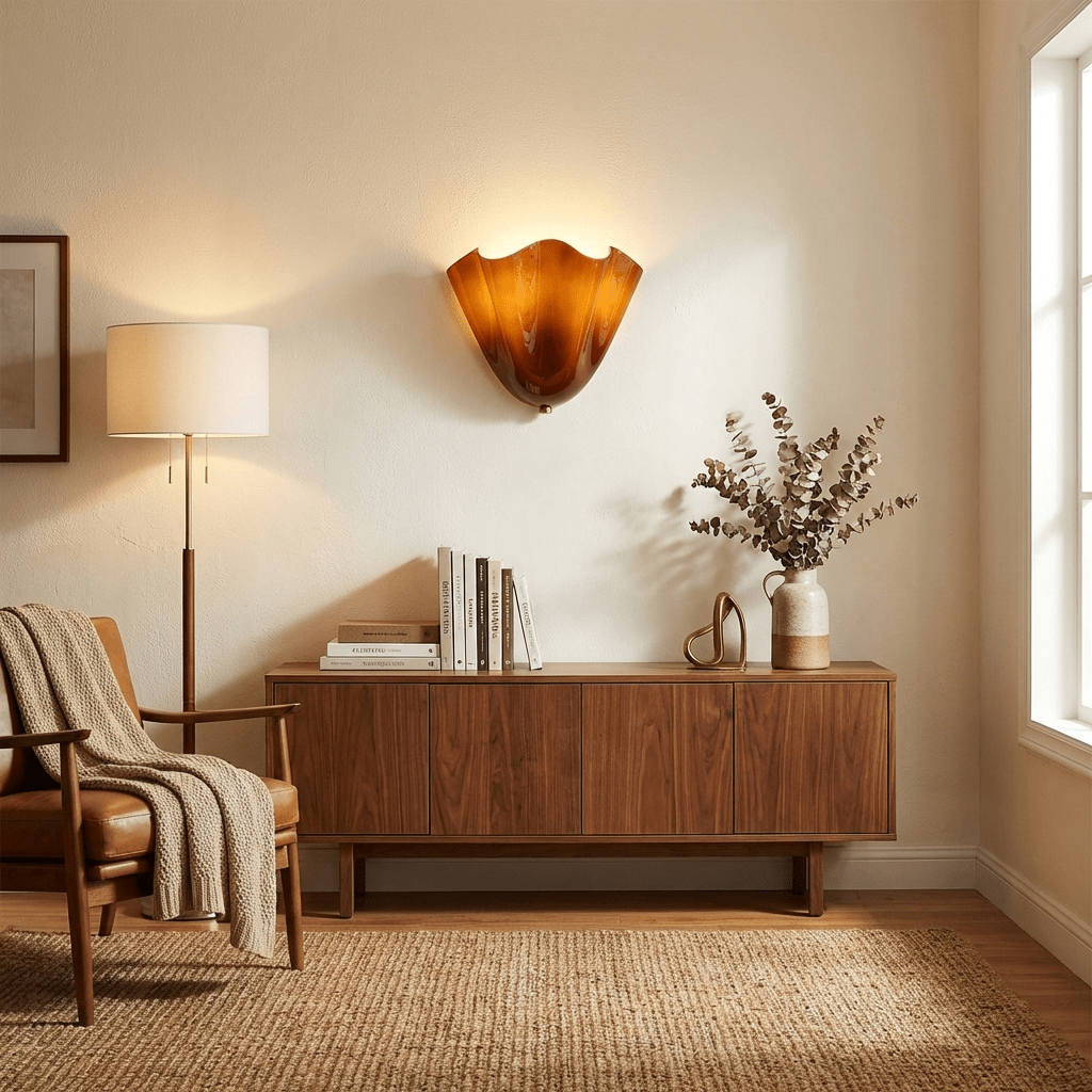 Petalia Sculptural Glass Wall Sconce | Modern Organic Lighting