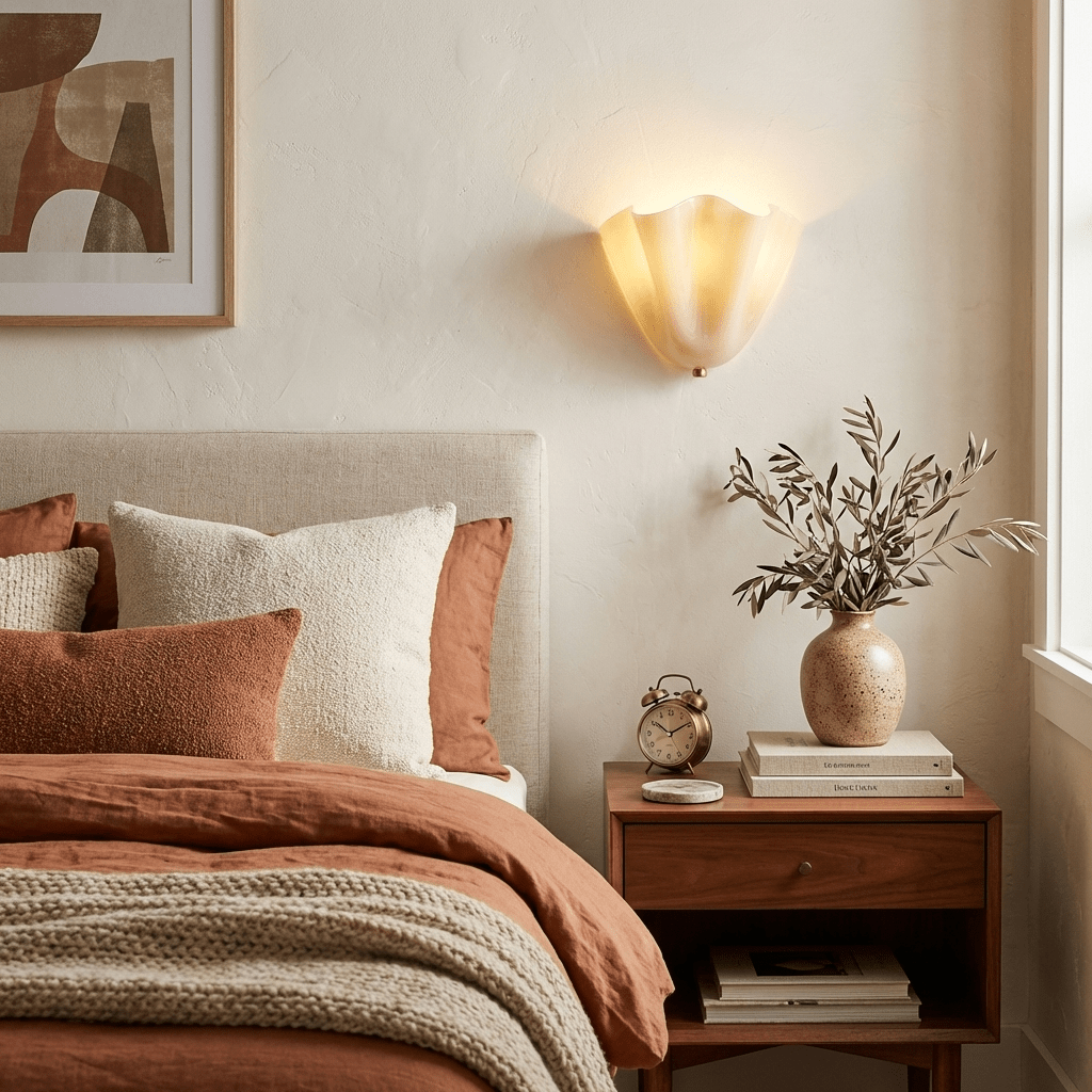Petalia Sculptural Glass Wall Sconce | Modern Organic Lighting