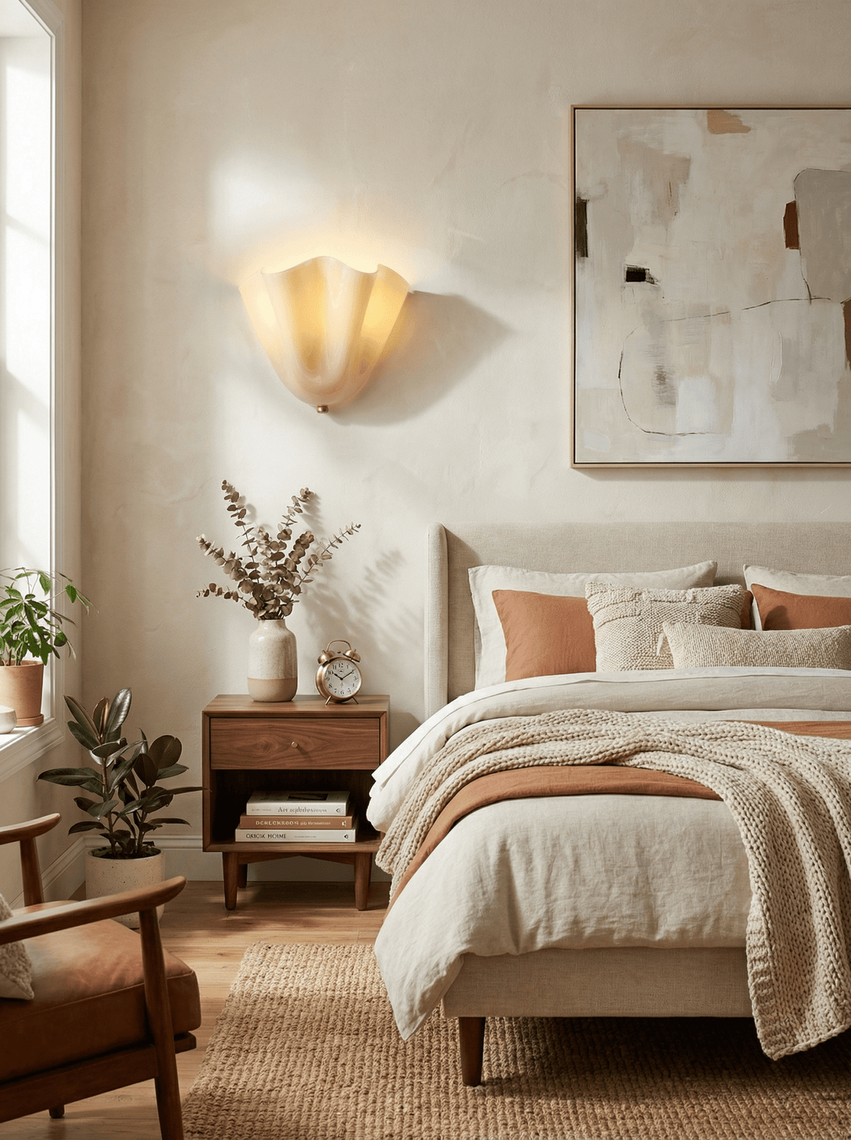 Petalia Sculptural Glass Wall Sconce | Modern Organic Lighting