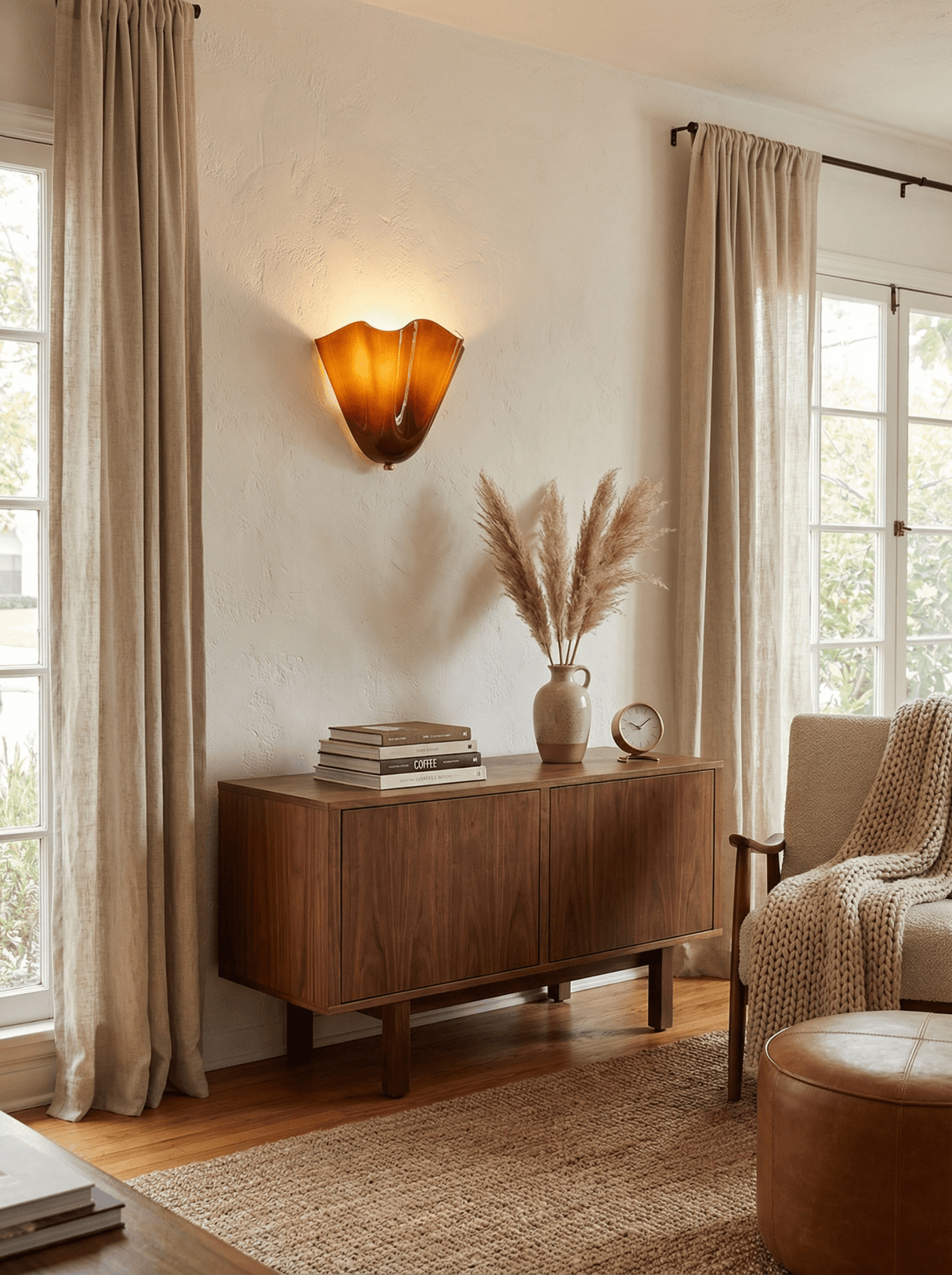 Petalia Sculptural Glass Wall Sconce | Modern Organic Lighting