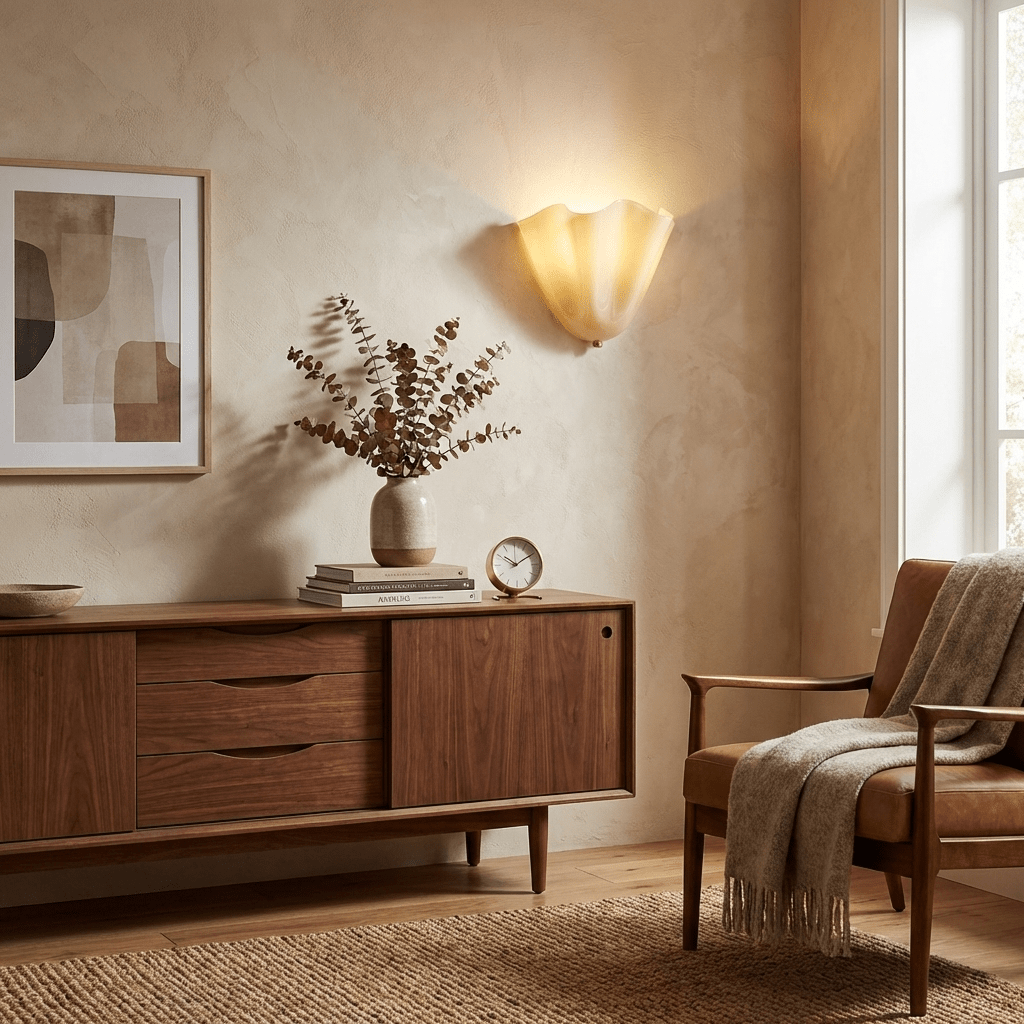 Petalia Sculptural Glass Wall Sconce | Modern Organic Lighting