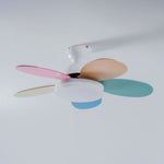 Petalo Six-Blade Wooden Ceiling Fan with Integrated LED Light