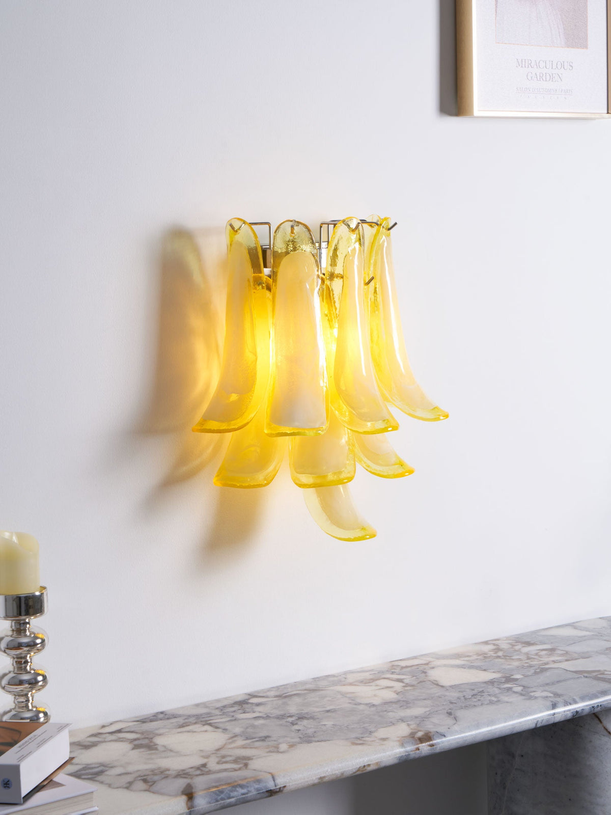 Petalo Glass Wall Light | Hand-Blown Murano-Style Sconce