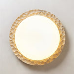 Petra Travertine LED Ceiling Light – Modern Flush Mount for Bedroom & Living Room