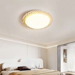 Petra Travertine LED Ceiling Light – Modern Flush Mount for Bedroom & Living Room