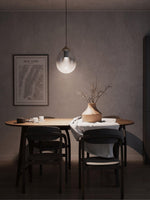 Petra Glass Pendant Light – Modern Minimalist Hanging Lamp for Dining and Living Spaces
