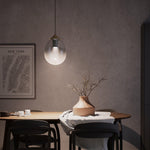 Petra Glass Pendant Light – Modern Minimalist Hanging Lamp for Dining and Living Spaces