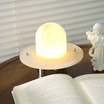 Petrified Alabaster Table Lamp – Sculptural LED Accent Light for Modern Interiors