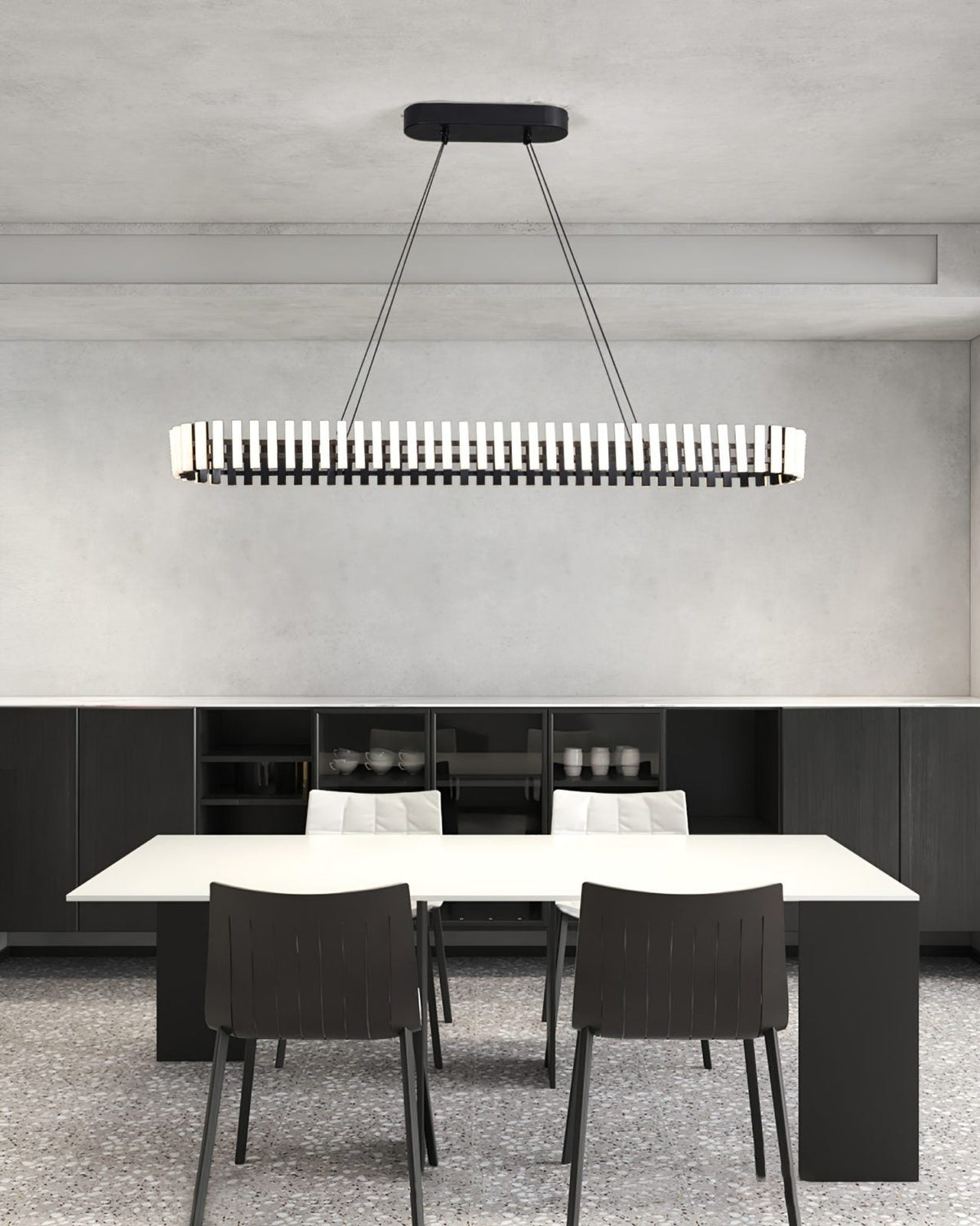 Piano Restaurant Chandelier