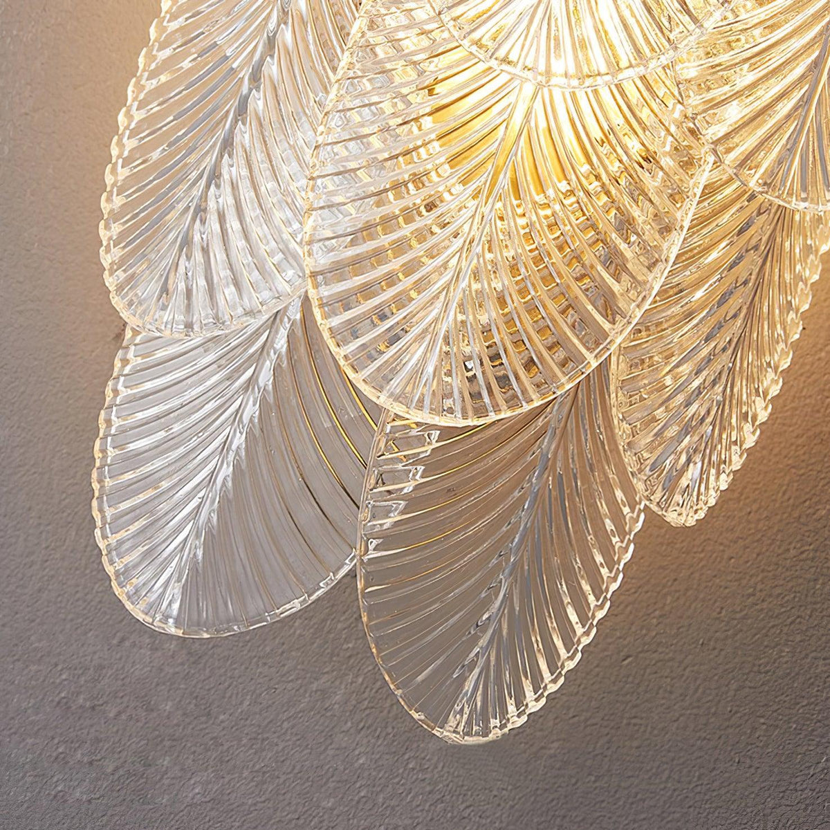 Piemonte Plug-in Wall Sconce — Textured Glass & Antique Brass