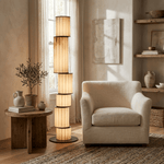Pillar Alabaster Floor Lamp — Sculptural Glowing Stone Column for Modern Interiors