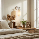 Pillar Alabaster Wall Sconce – Natural Stone, Brushed Gold Accent