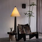 Pinecone Wooden Floor Lamp – Handcrafted Natural Illumination