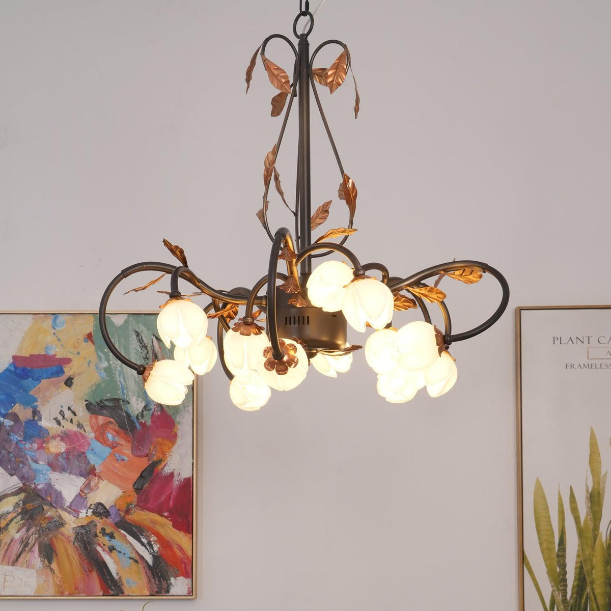 pink-tulip-chandelier