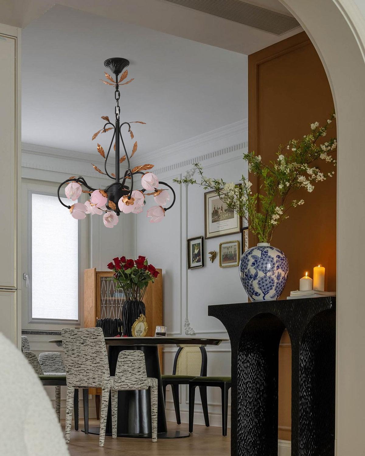 pink-tulip-chandelier