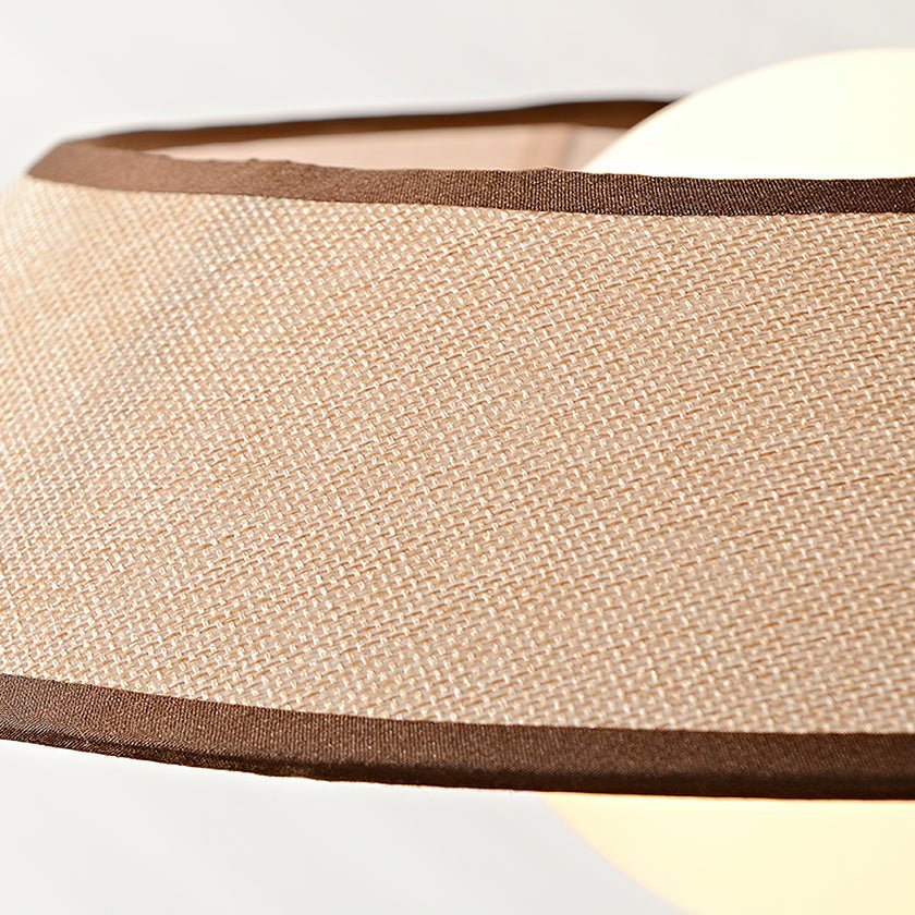 Pinnacle Floor Lamp with Walnut Stand and Cement Base
