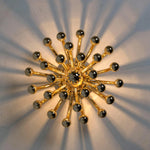 Pistillino Brass Wall Sconce – Modern Gold Orb Lighting Fixture