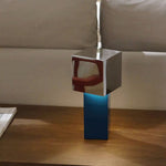 Cubic Accent Portable Table Lamp – Modern Minimalist Rechargeable LED Light
