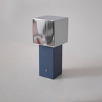 Cubic Accent Portable Table Lamp – Modern Minimalist Rechargeable LED Light