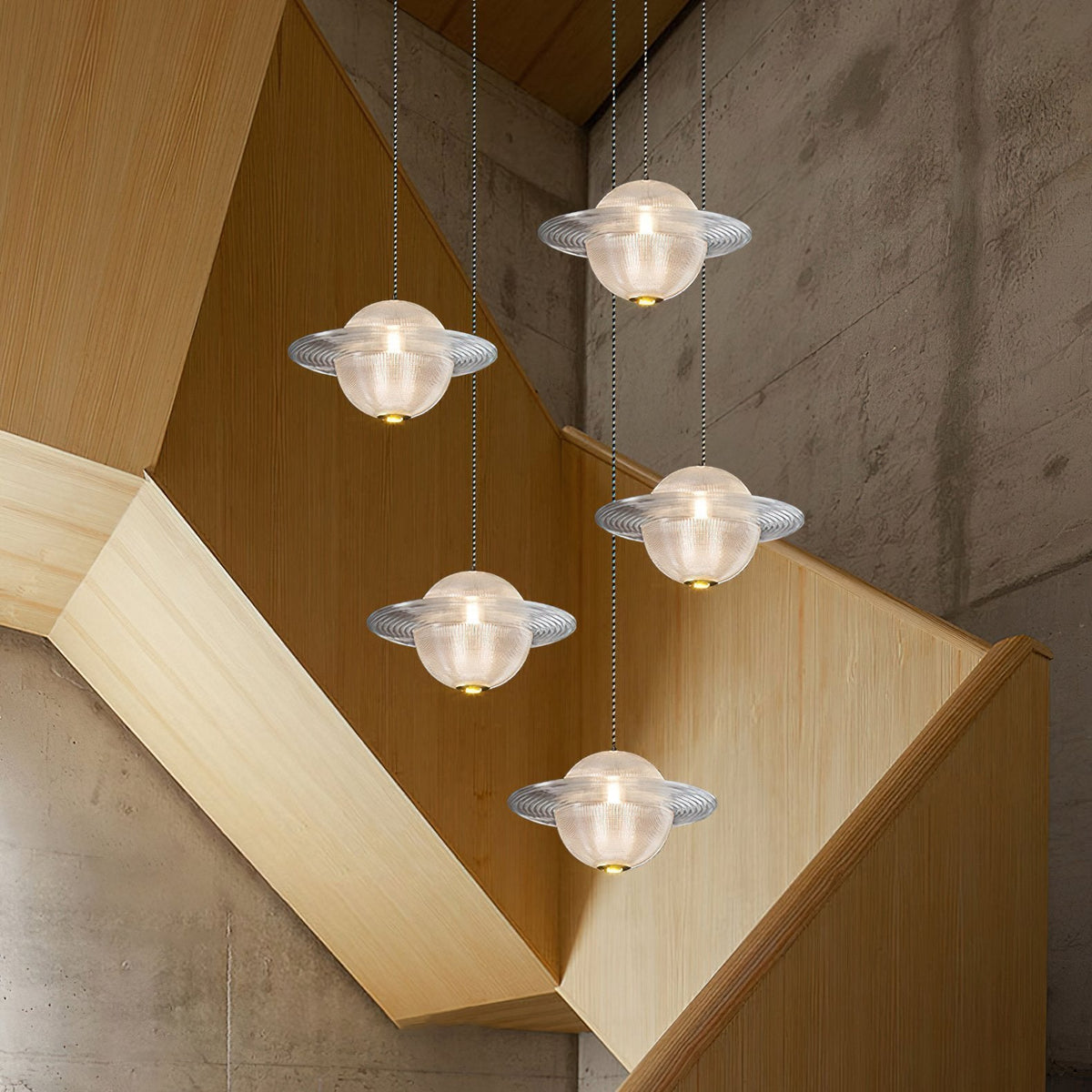 Planet Glass Pendant Light