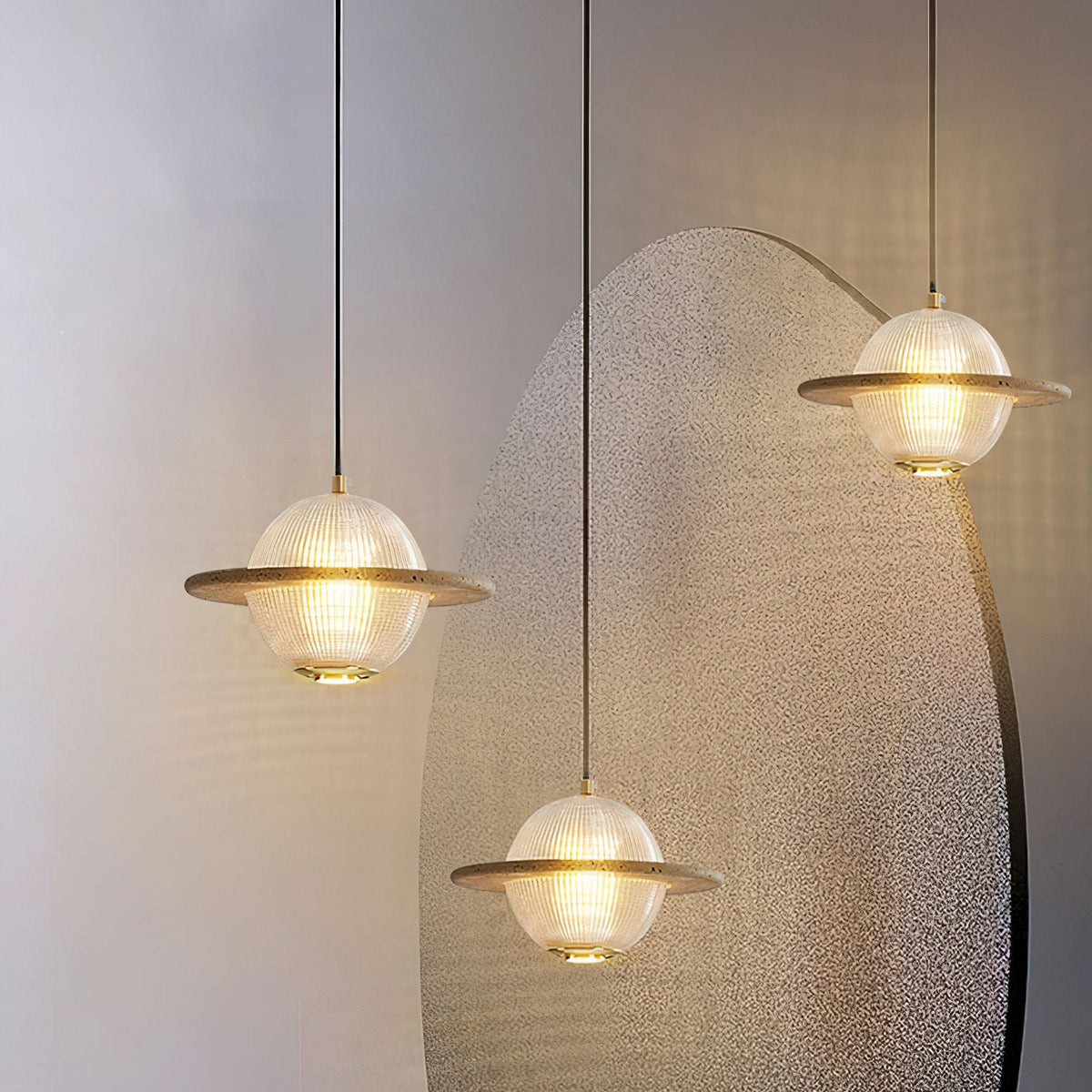 Planet Glass Pendant Light