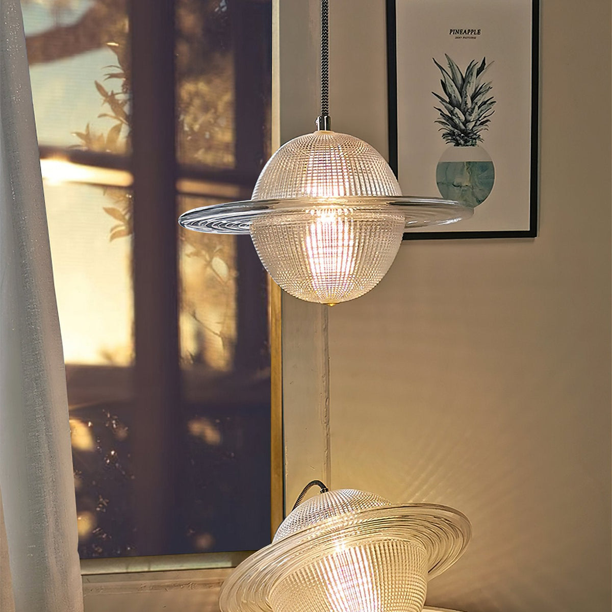 Planet Glass Pendant Light