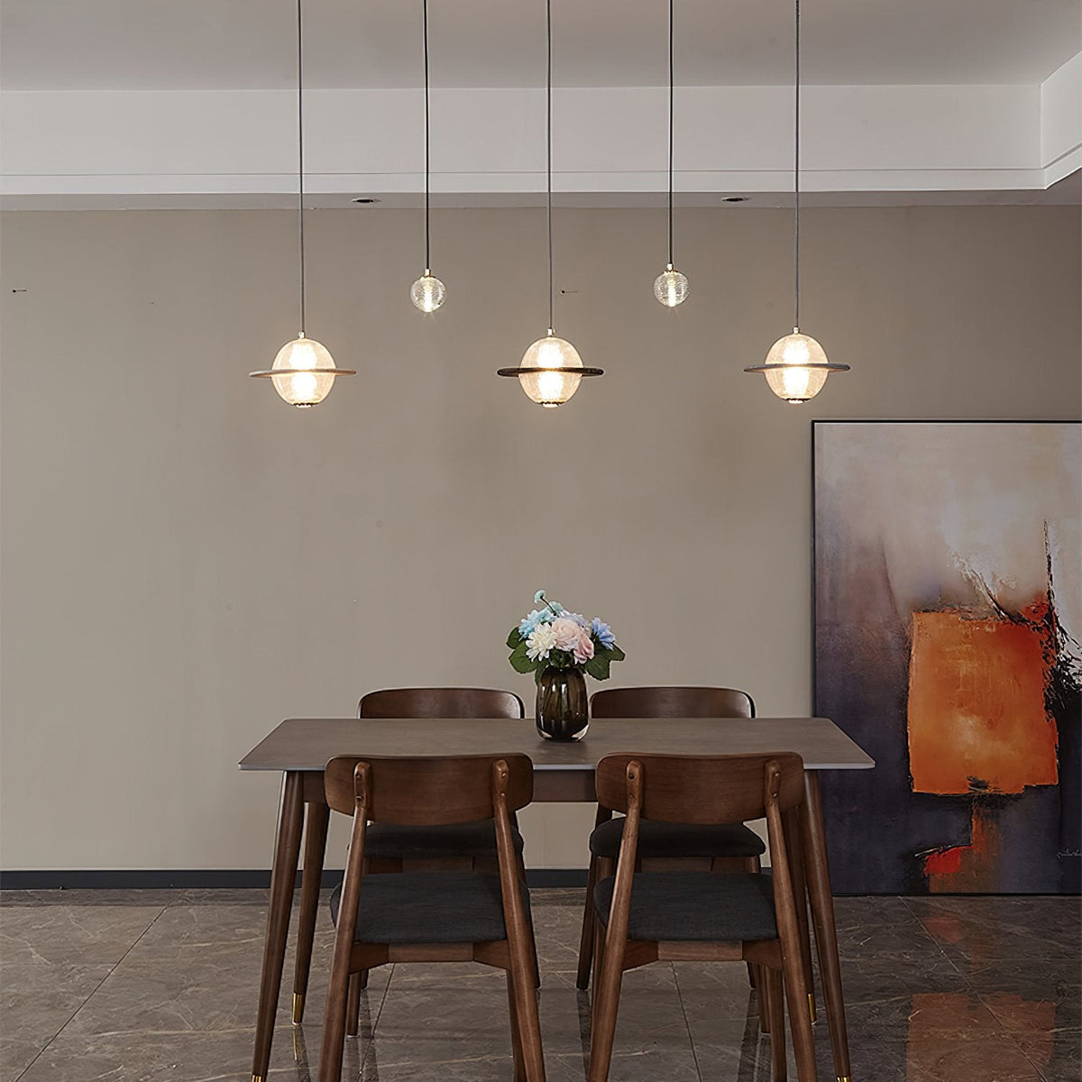 Planet Glass Pendant Light