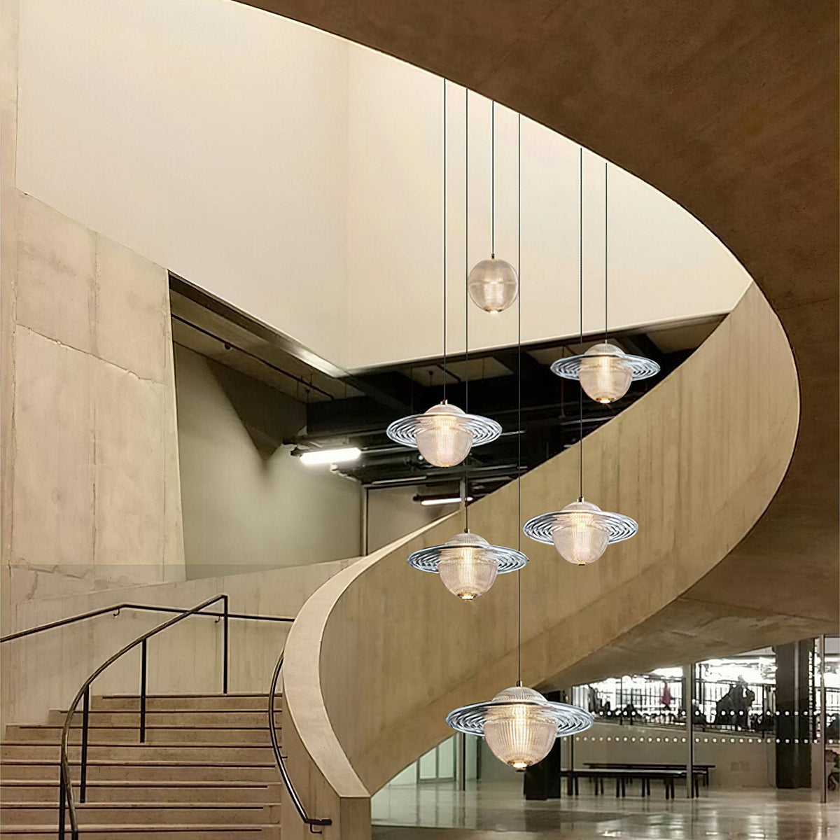 Planet Glass Pendant Light