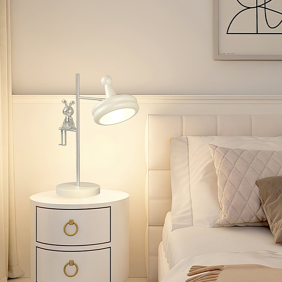 Playful Rabbit Table Lamp
