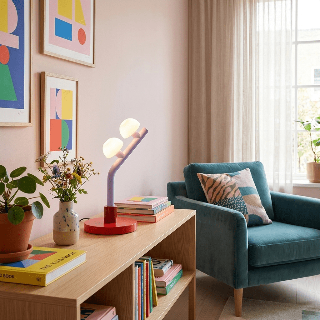 Playline Orb Table Lamp – Sculptural Pop-Art LED Accent Light