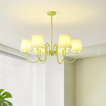 pleated-fabric-matcha-chandelier
