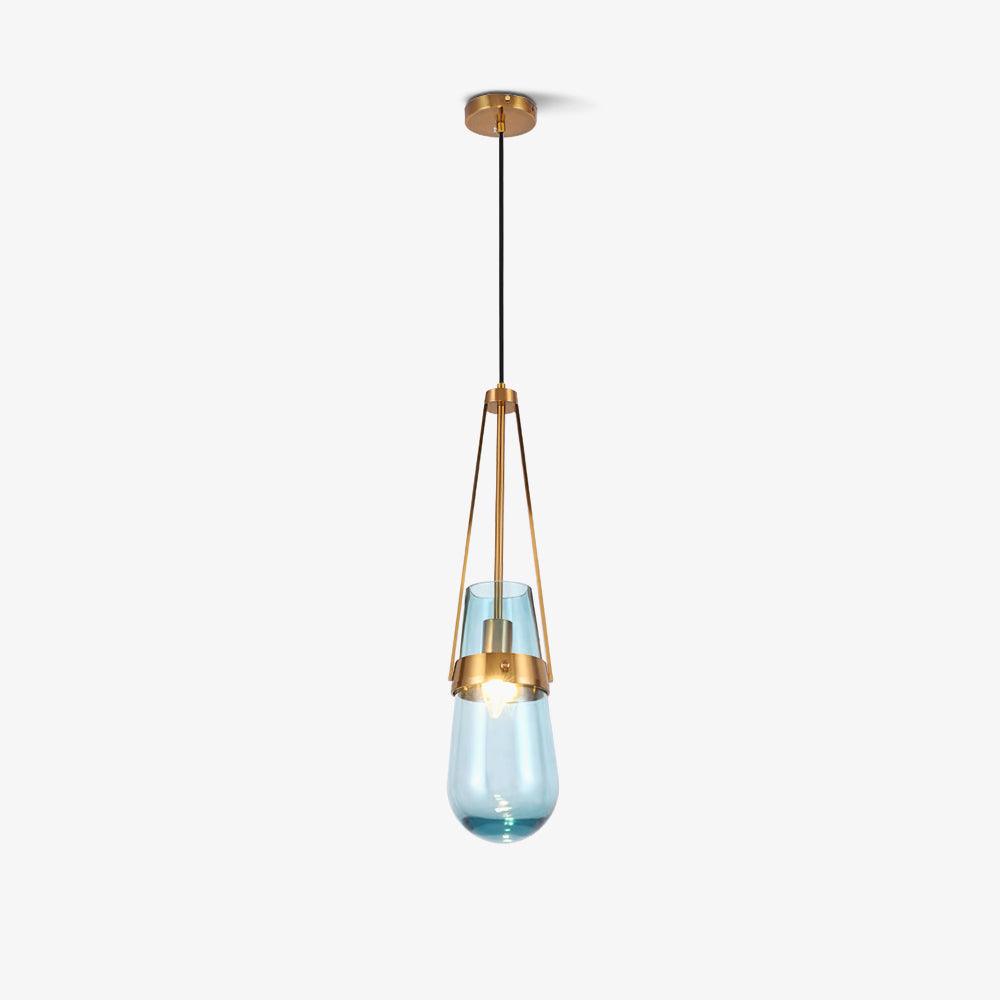 Poble Glass Pendant Light – Modern Designer Ceiling Lamp for Living Spaces