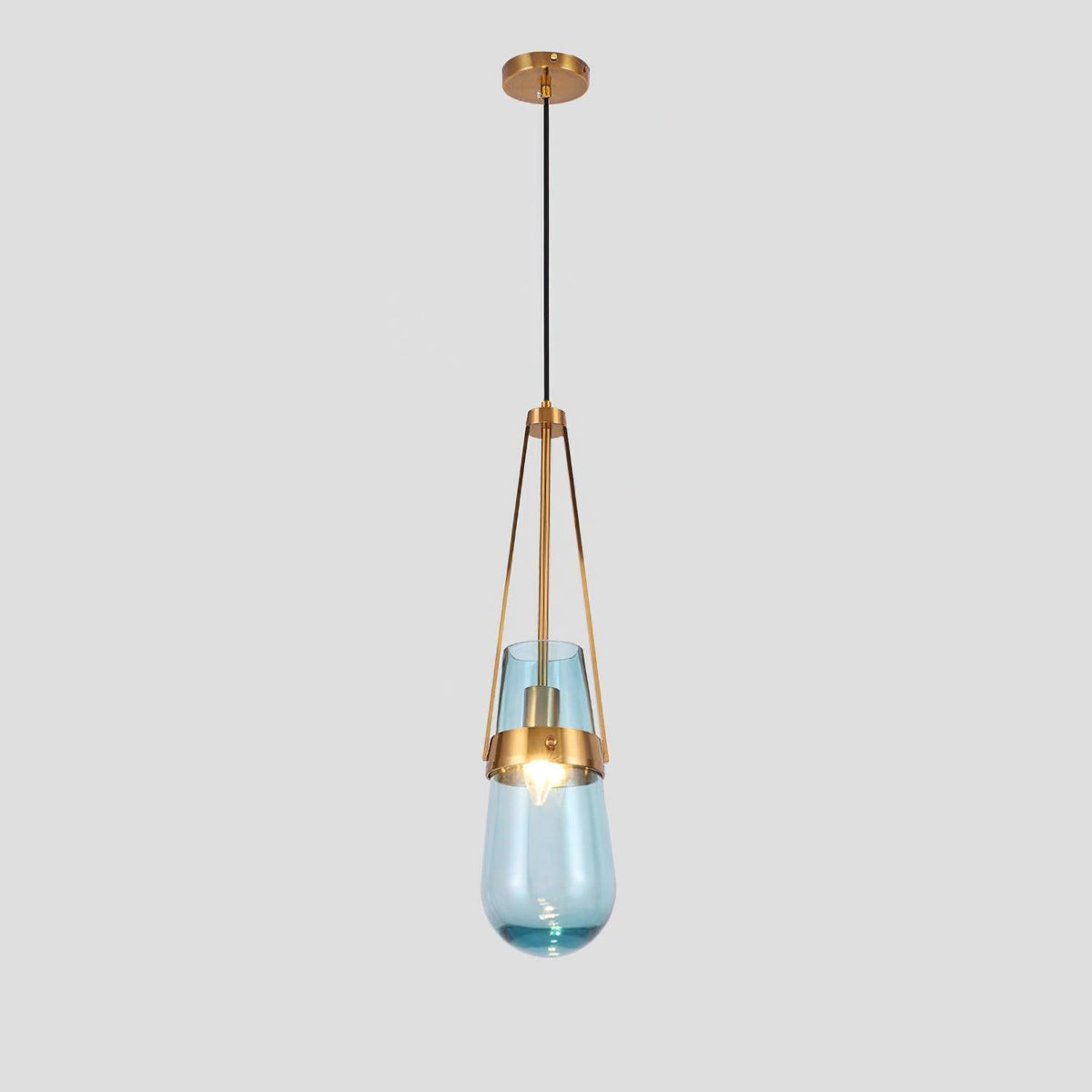 Poble Glass Pendant Light – Modern Designer Ceiling Lamp for Living Spaces