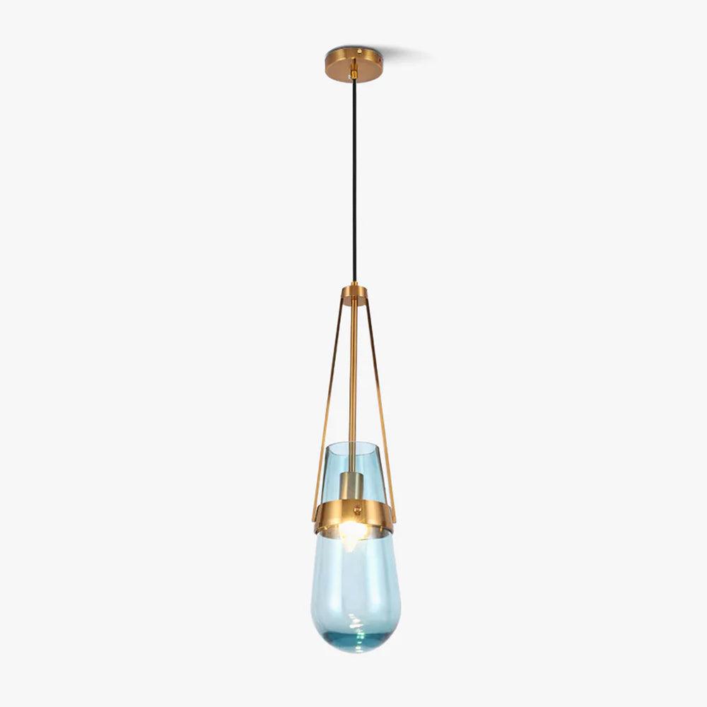 Poble Glass Pendant Light – Modern Designer Ceiling Lamp for Living Spaces