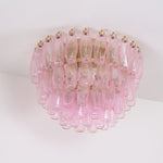 Poliedri Pink Ceiling Light
