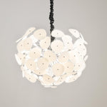 Poppy Glass Globe Chandelier – Modern Chrome & Clear Glass Pendant Light