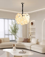 Poppy Glass Globe Chandelier – Modern Chrome & Clear Glass Pendant Light