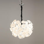 Poppy Glass Globe Chandelier – Modern Chrome & Clear Glass Pendant Light