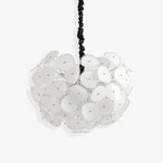Poppy Glass Globe Chandelier – Modern Chrome & Clear Glass Pendant Light