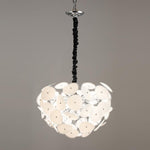 Poppy Glass Globe Chandelier – Modern Chrome & Clear Glass Pendant Light