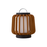 Vakker Portable LED Lantern in Teak and Metal for Outdoor Living