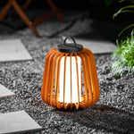 Vakker Portable LED Lantern in Teak and Metal for Outdoor Living