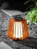 Vakker Portable LED Lantern in Teak and Metal for Outdoor Living